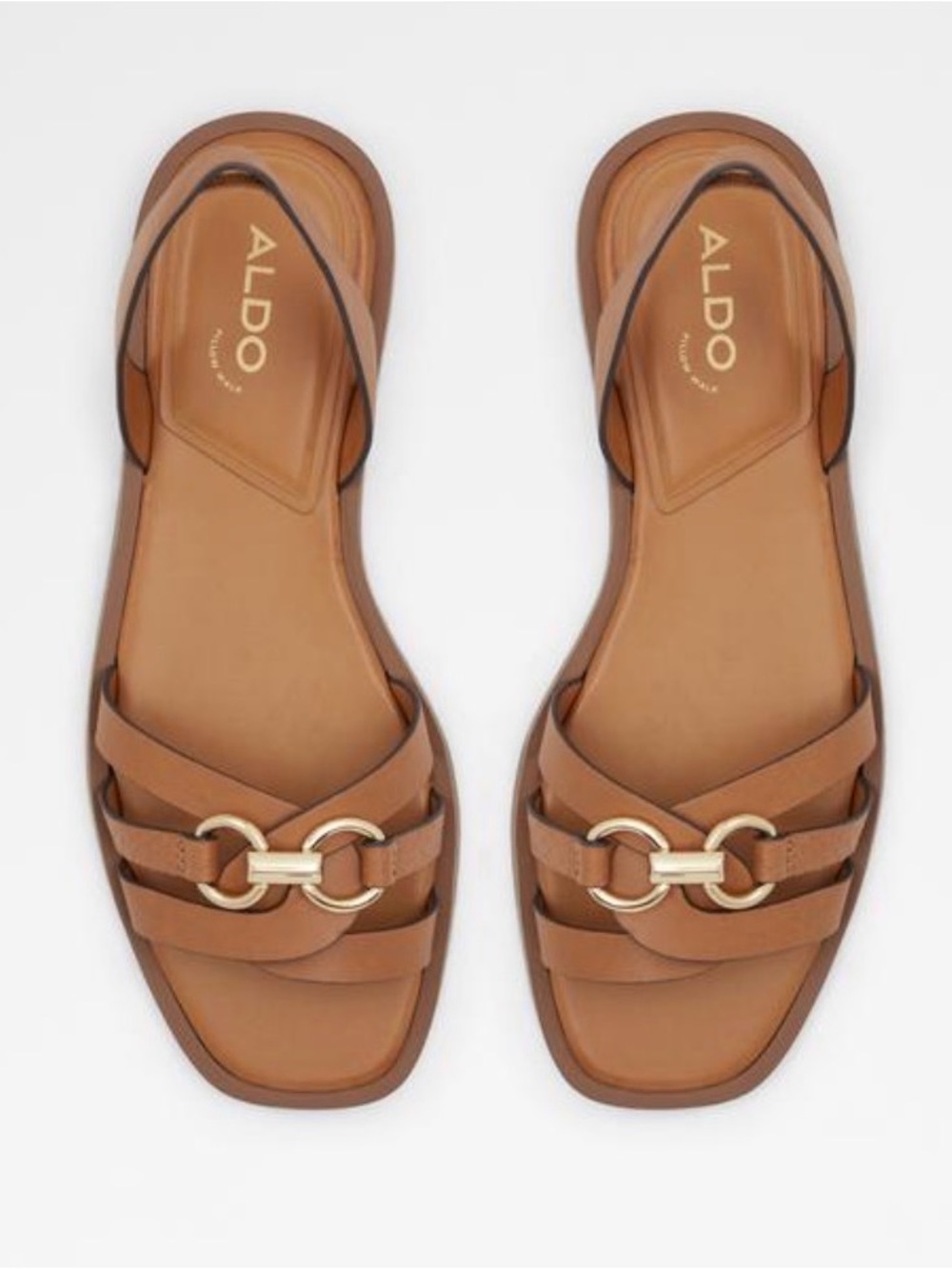ALDO Valamaever Women's Brown Flat Sandals